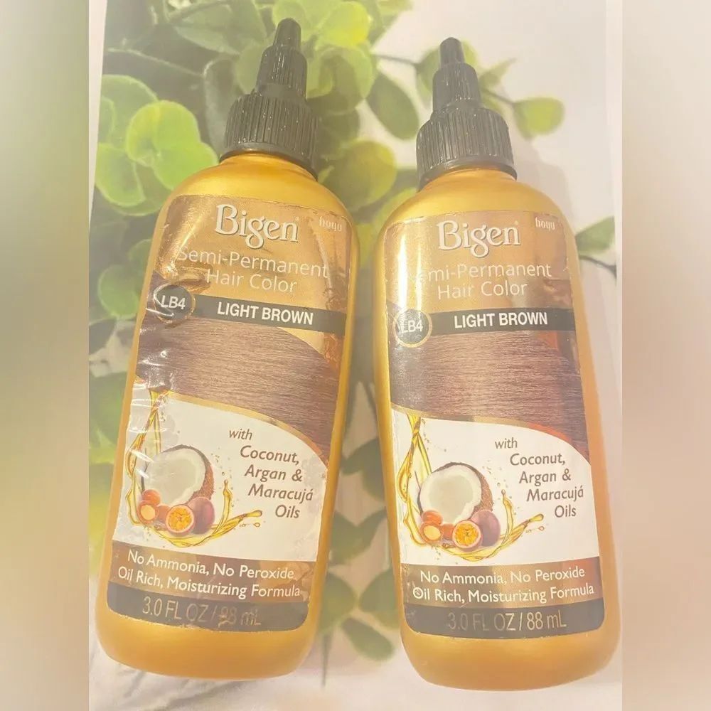 🛍️ Bigen Semi-Permanent Hair Color LB4 Light Brown (3 oz)🎊